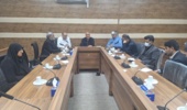 برگزاری جلسه ساماندهی فضای سبز مرکز با رویکرد اقلیم محور و بهره گیری از فناوری نوین