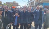 حضور  شگفت انگیز و پور شور رئیس  و همکاران مرکز  در راهپیمایی روز جهانی قدس