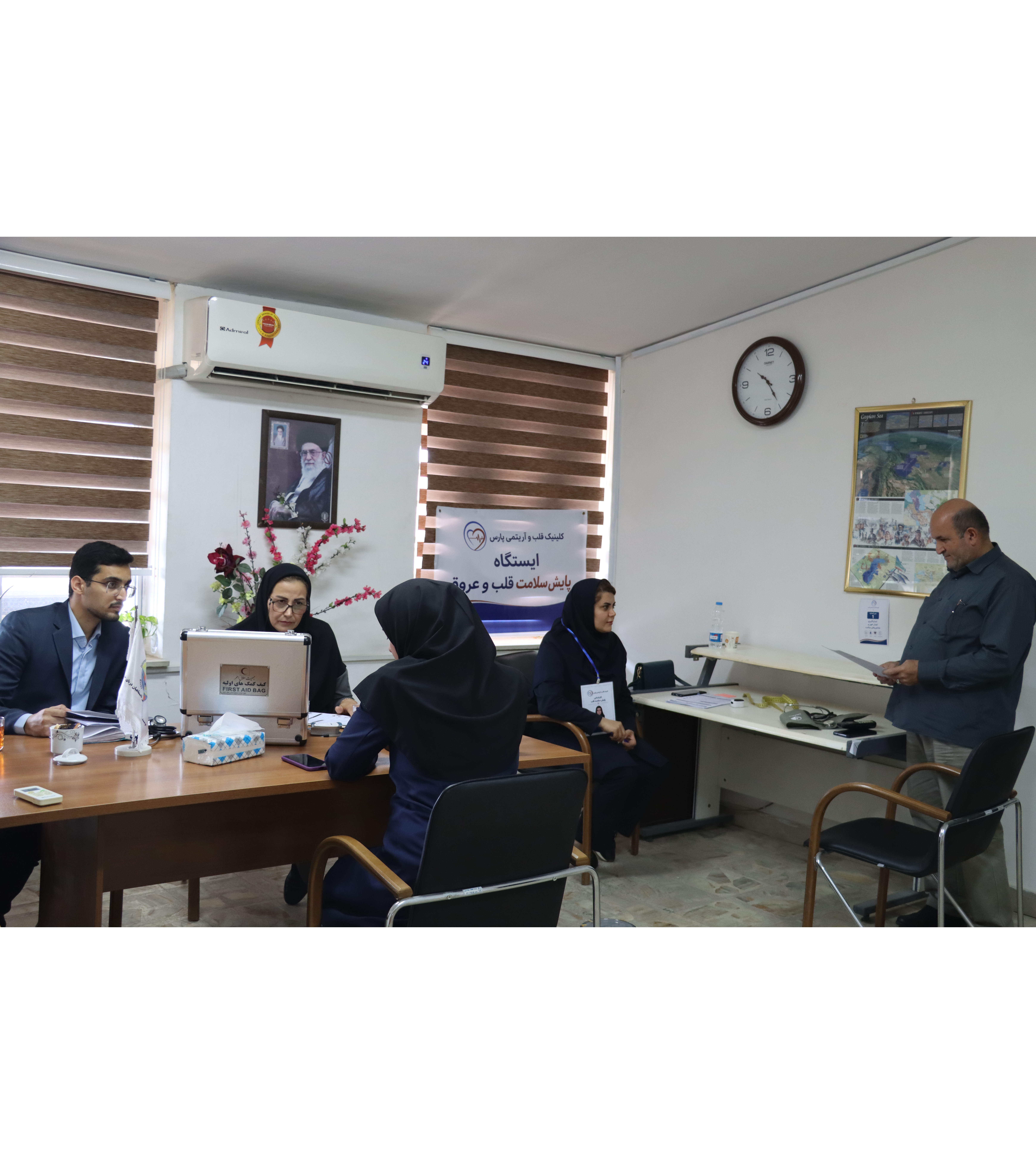 پایش سلامت قلب و عروق کارکنان انستیتو تحقیقات بین‌المللی ماهیان خاویاری