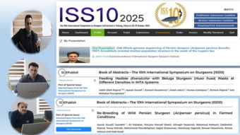 حضور محققین انستیتو تحقیقات بین المللی ماهیان خاویاری در دهمین سمپوزیوم بین المللی ماهیان خاویاری (ISS10)