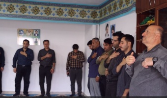 برگزاری مراسم سوگواری ایام محرم در نمازخانه‌ انستیتو تحقیقات بین المللی ماهیان خاویاری