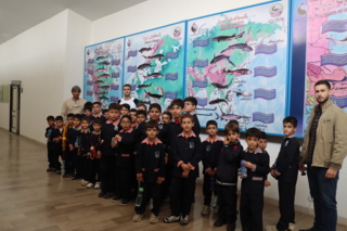 بازدید دانش آموزان شهدای قاضیان سنگر از انستیتو تحقیقات بین المللی ماهیان خاویاری
