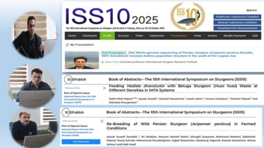 حضور محققین انستیتو تحقیقات بین المللی ماهیان خاویاری در دهمین سمپوزیوم بین المللی ماهیان خاویاری (ISS10)
