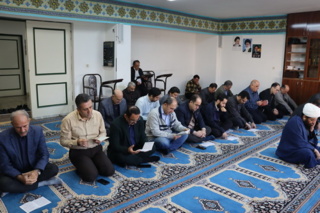 برگزاری مراسم عزاداری در انستیتو تحقیقات بین المللی ماهیان خاویاری با حضور همکاران