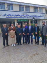 بازدید اساتید بسیجی دانشگاه گیلان از انستیتوتحقیقات بین المللی ماهیان خاویاری