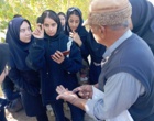 تور علمی - آموزشی  هنرجویان تولید گیاهان دارویی از مزرعه زعفران سمنان