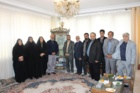 دیدار رئیس مرکز آموزش عالی امام خمینی(ره) با خانواده شهید مدافع حرم حیدر جلیلوند