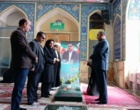 تجدید میثاق کارکنان مرکز تحقیقات و آموزش کشاورزی و منابع طبیعی استان سمنان با آرمان‌های شهدا همزمان با هفته آموزش