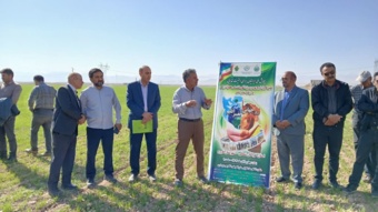 نهمین کاروان ترویج بهره وری الگوی کشت ملی محصولات زراعی با رویکرد تغییر اقلیم