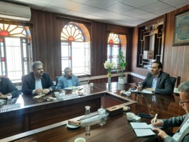 نشست مشترک مرکز تحقیقات کشاورزی، اداره کل آموزش و پرورش، اداره کل محیط زیست استان یزد