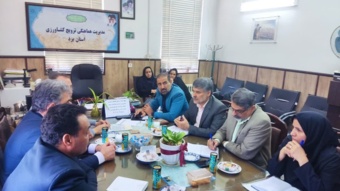 نشست مدیریت ترویج استان با مدیر کل دفتر آموزش بهره برداران موسسه