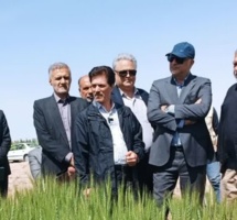 بازدید از مزرعه بهره ور آقای بوربور در معیت معاون محترم وزیر