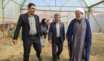 بازدید اعضای کمیته برنامه‌ریزی آموزش های مهارتی مددجویان زندان استان مرکزی از گلخانه‌های کشاورزی بنیاد تعاون زندانیان