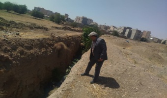 بازدید رئیس مؤسسه از پروژه لایروبی کانال‌های فاضلاب