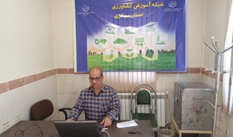 تشریح مزایا و روش‌های کاشت لوبیا روی بسترهای بلند (دائم و غیردائم) در سخنرانی وبیناری کشوری