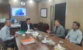 برگزاری دیدار معاون برنامه‌ریزی مرکز تحقیقات بوشهر با شهردار آبپخش