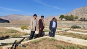 بازدید میدانی مسئولان ارشد مرکز تحقیقات برای اجرای طرح‌های تحقیقاتی، گیاهان دارویی و مزرعه زعفران