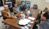دیدار معاون سازمان تات با مدیر و معاونان مرکز آموزش شهید خیابانیان زاهدان