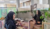 نمایشگاه صنایع‌دستی تولیدی زنان روستایی در بانک کشاورزی برگزار شد