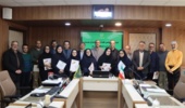 تقدیر از همکاران اداره کل رسانه مؤسسه برای کسب رتبه برتر ملی