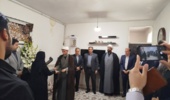 دیدار مسئولان جهاد کشاورزی و مرکز تحقیقات کشاورزی با خانواده شهید رضا پیری