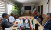 جلسه معاون کنترل و گواهی نهال موسسه تحقیقات ثبت و گواهی بذر و نهال کشور با مدیر باغبانی سازمان جهاد کشاورزی استان مرکزی