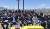 برگزاری روز مزرعه با محوریت معرفی کشت ۴ ردیفه گندم روی پشته در شهرستان ازنا
