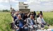 آموزش مدیریت داشت گندم در قالب کاروان ترویجی در شهرستان خرمآباد