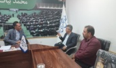 دیدار سرپرست مرکز تحقیقات کشاورزی استان مرکزی با نماینده مردم خمین در مجلس شورای اسلامی