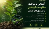 آشنایی با مباحث مقاومت گیاهان به بیماریهای گیاهی