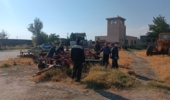 آماده‌سازی ادوات و تجهیزات برای کشت ۱۸۰ هکتار گندم در ایستگاه تحقیقات کشاورزی میاندوآب