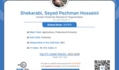 پژوهشگر مرکز تحقیقات ملی آبزیان آب‌های شور به جمع ۲ درصد دانشمندان برتر جهان راه یافت