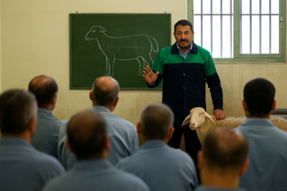 برگزاری کارگاه آموزشی مهارتی «پرواربندی گوسفند» ویژه زندانیان استان سمنان