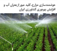 هوشمندسازی مزارع، کلید عبور از بحران آب و افزایش بهره‌وری کشاورزی ایران