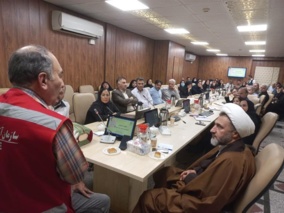 کارگاه آموزش کمک‌های اولیه در موسسه آموزش و ترویج کشاورزی