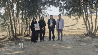 آغاز کشت سایت الگویی طرح «پزشک خاک» فائو با نظارت محقق مرکز تحقیقات گلستان