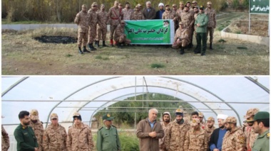 آشنایی سربازان با گنجینه سبز زاگرس در باغ گیاه‌شناسی خرم‌آباد