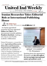 سردبیر ایرانی، پلی بین علم ایران و جهان