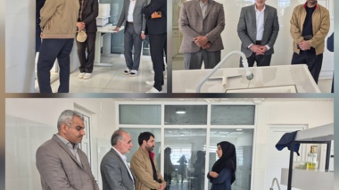 بازدید معاون  مدیرکل حراست سازمان تات و رئیس حراست مؤسسه تحقیقات علوم باغبانی از پژوهشکده خرما و میوه‌های گرمسیری