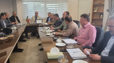 معاون برنامه ریزی و پشتیبانی مرکز تحقیقات و آموزش کشاورزی گلستان در نشست با روسای ایستگاه‌های تحقیقاتی