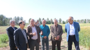 بازدید رئیس سازمان مدیریت و برنامه‌ریزی استان کرمان از ایستگاه تحقیقاتی شهید زنده‌روح