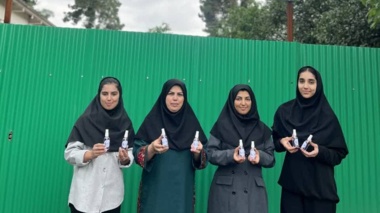افتخارآفرینی دانش‌آموزان هنرستان کشاورزی دخترانه رشد وابسته به  مرکز تحقیقات و آموزش کشاورزی و منابع طبیعی گلستان در جشنواره ملی ایده‌های برتر محصول‌محور اسطوخودوس