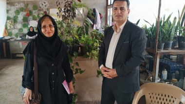 بازدید معاون آموزش مرکز تحقیقات کشاورزی لرستان از پایلوت کشت گیاه دارویی «کلوس» در دانشگاه پیام نور فریدونشهر