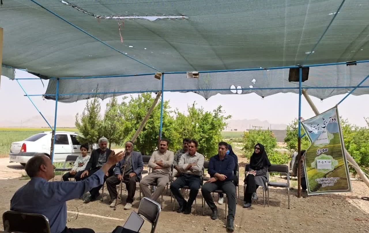روز مزرعه وکارگاه آموزشی تغذیه غلات در دشت پرزان