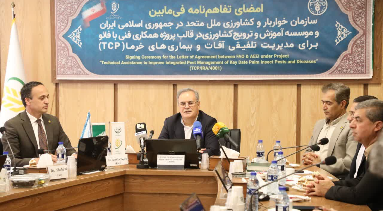 افزایش بهره‌وری و انتقال دانش؛ محور همکاری‌های مشترک تات و فائو