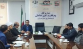 نشست مسئولین مرکز با مسئولان اداره کل مدیریت بحران و مدیریت پدافند غیرعامل استان
