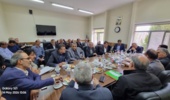 دیدار صمیمی رئیس سازمان تات با همکاران ایستگاه آلاروق اردبیل
