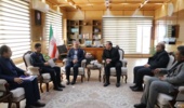 دیدار معاون وزیر جهاد کشاورزی دکتر غلامرضا گل محمدی و مشاور رئیس سازمان دکتر کاظم محمدپور با استاندار قزوین