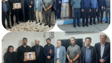 دیدار مسئولان ارشد تحقیقات کشاورزی کشور با خانواده شهید رضا پیری و بازدید از مرکز آموزش ماهیدشت
