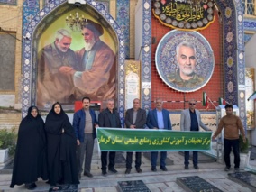 آیین معنوی غبارروبی و عطرافشانی گلزار شهدا و تجدید میثاق با سردار دل‌ها حاج‌قاسم سلیمانی